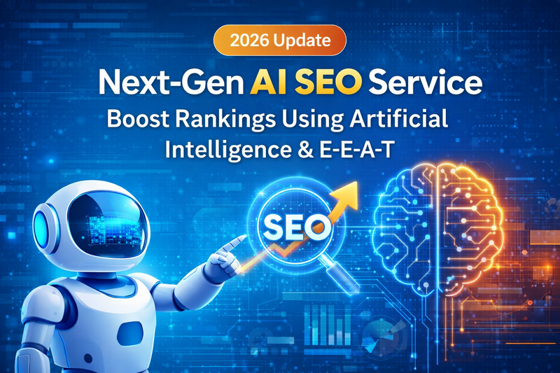 Next-Gen AI SEO Service | Boost Rankings Using Artificial Intelligence & E-E-A-T (2026 Update Backlinks)
