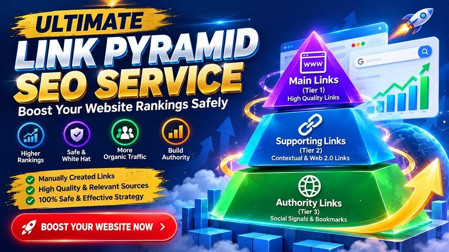 Ultimate 3 Tier Link Pyramid SEO Service Boost Your Website Rankings Safely